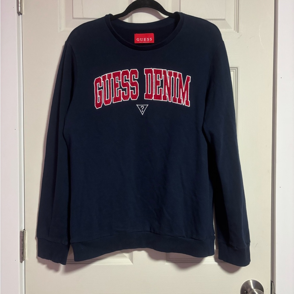 Guess Denim Navy Sweatshirt